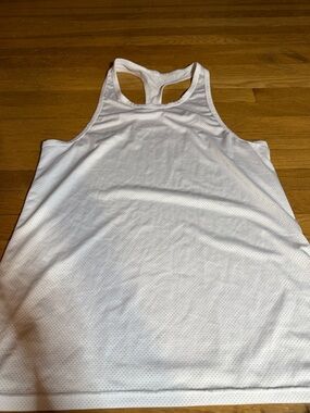 ZYIA SZ XXL White Mesh Racerback Athletic Tank Top - Women